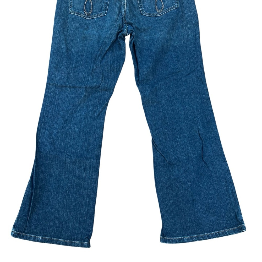 Calvin Klein Vintage Y2K Jeans Women's Flare 17N Blue Faded WB94A22 Size 16 L30 - Picture 6 of 13